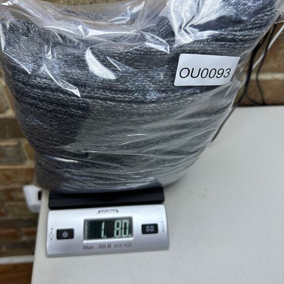 Tasso Elba Mens Heavy Knit 1/4 Zip Pullover Sweater Size Medium Grey Marled - Picture 10 of 10